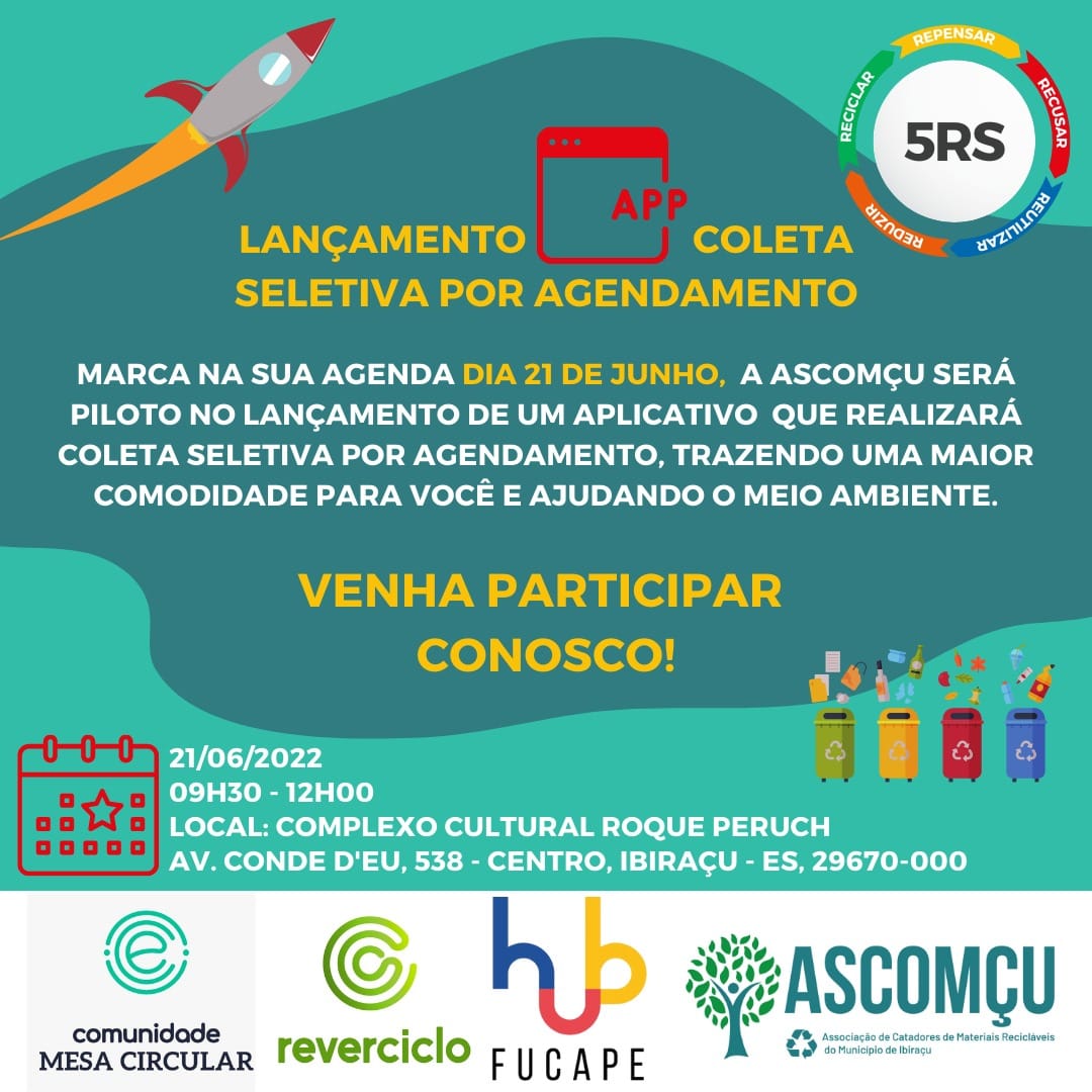 Fucape - Startup do Hub Fucape lança aplicativo de coleta seletiva por agendamento