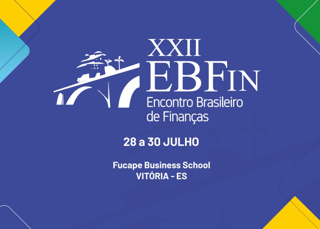 Ebfin - Encontro Brasileiro de Finanças - 28 a 30 Julho