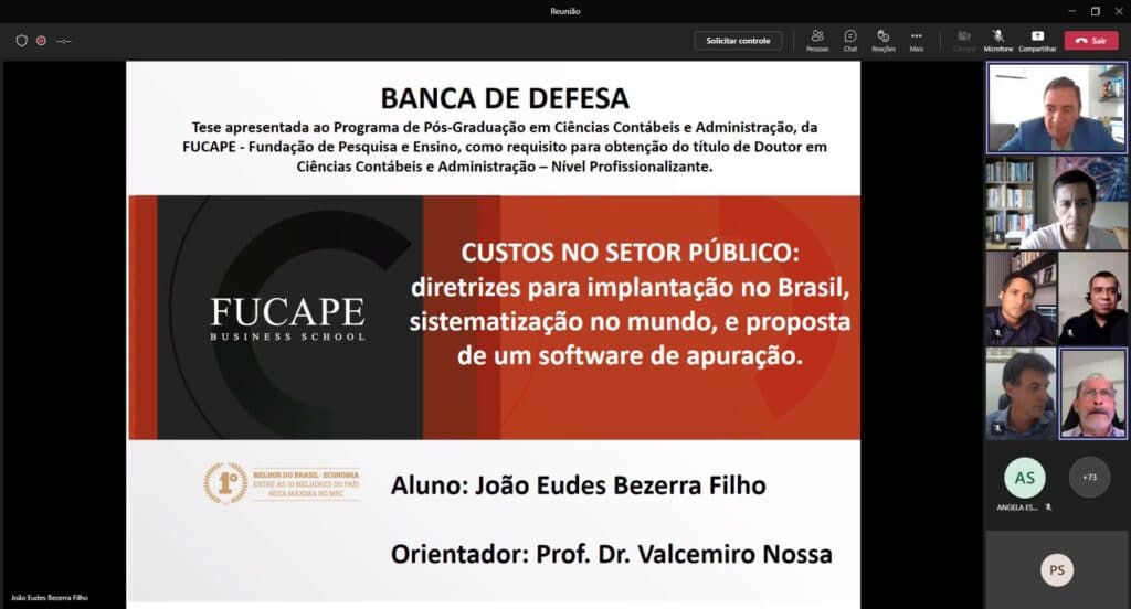 Fucapeano é o primeiro do Brasil a concluir Doutorado Profissional na área de Contabilidade