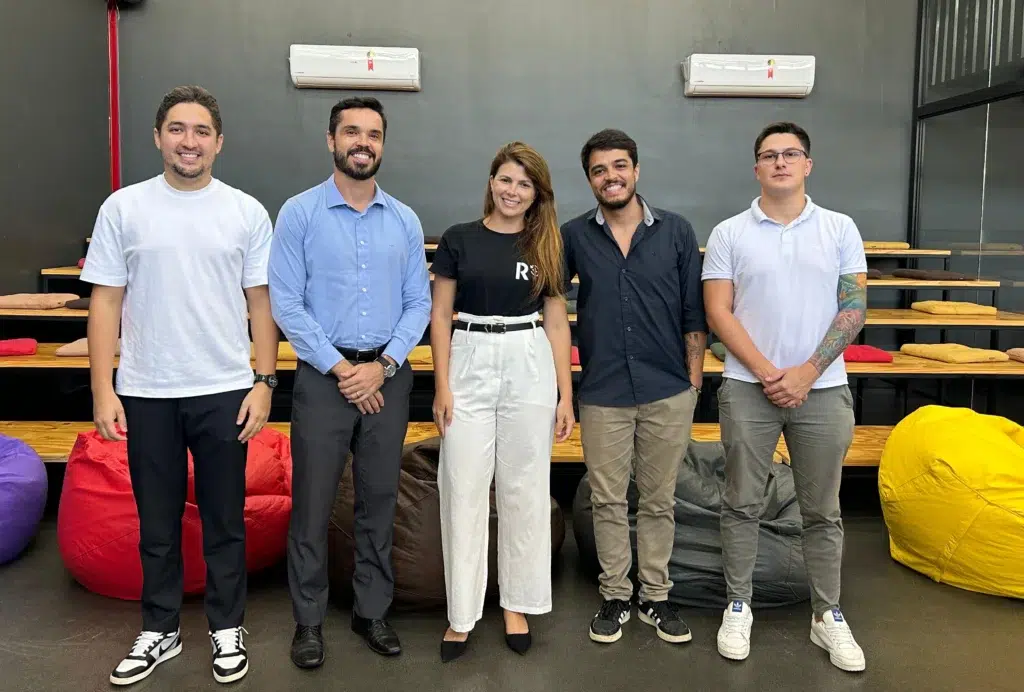 Fundadores das startups chegam no Hub Fucape.